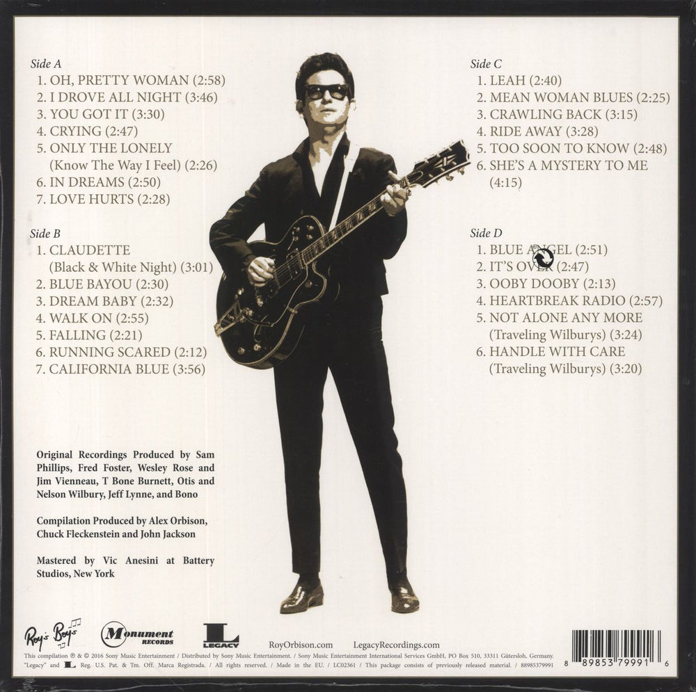 Roy Orbison The Ultimate Collection - Sealed UK 2-LP vinyl record set (Double LP Album) 889853799916
