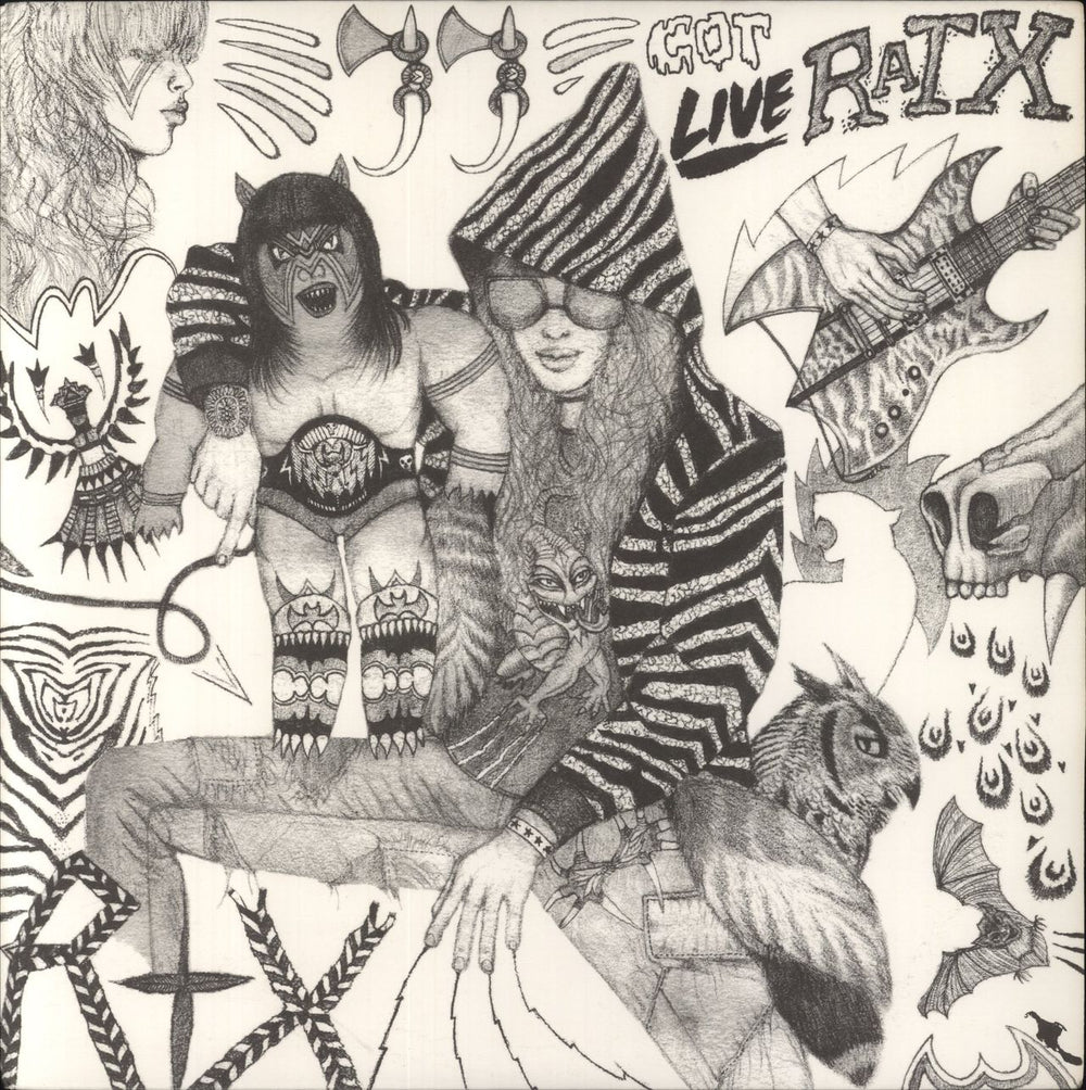 RTX JJ Got Live RaTX US vinyl LP album (LP record) DC353