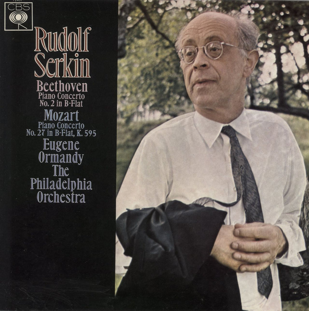 Rudolf Serkin Beethoven: Piano Concerto No. 2 In B-Flat / Mozart: Piano Concerto No. 27 In B-Flat, K. 595 UK vinyl LP album (LP record) 72431