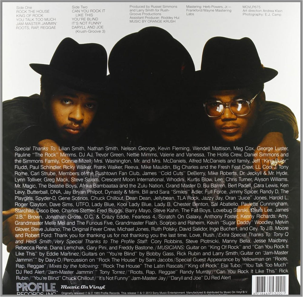 Run DMC King Of Rock - 180 Gram Black Vinyl UK vinyl LP album (LP record) RMCLPKI856136