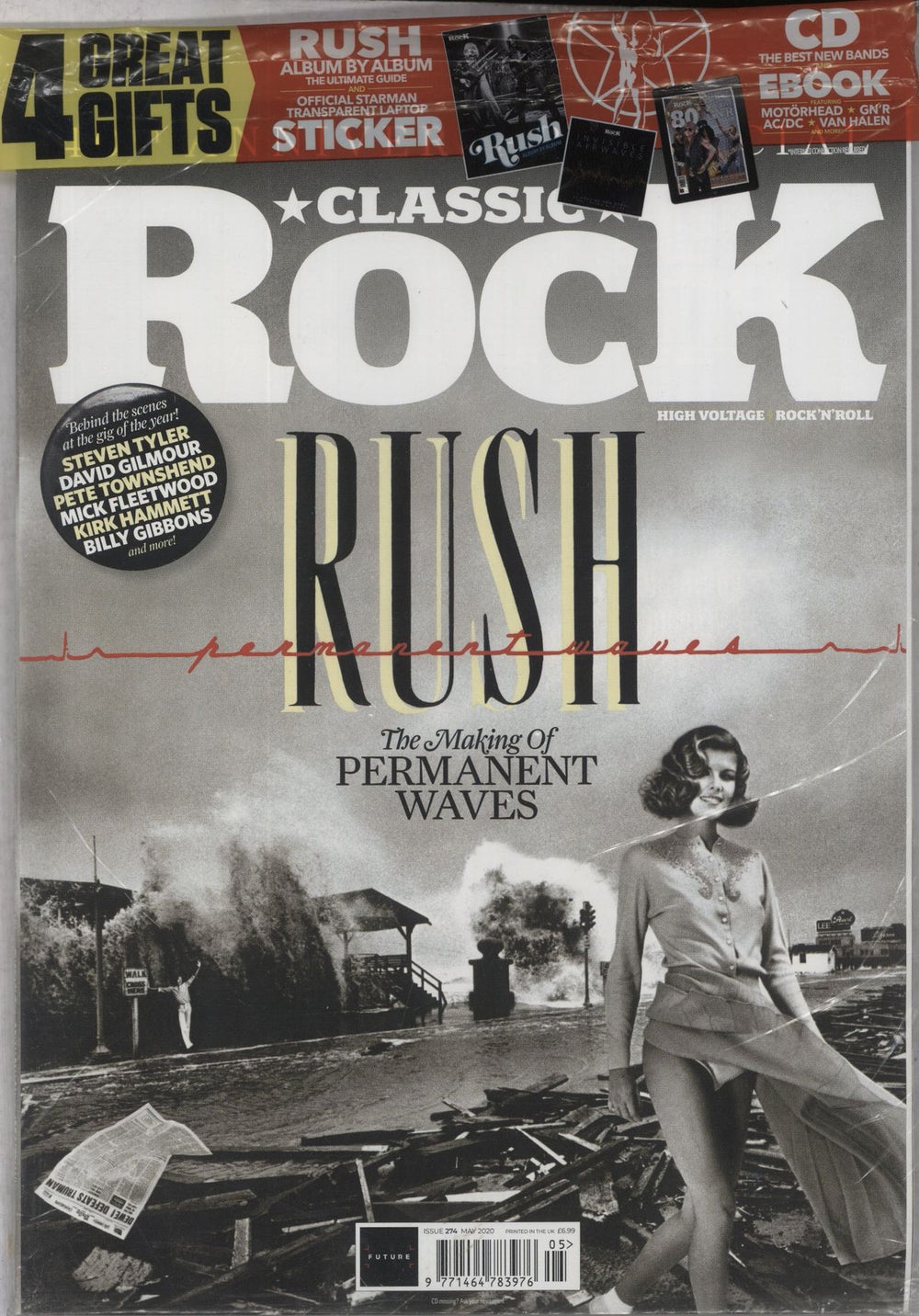 Rush Classic Rock 274 - Rush - The making Of Permanent Waves UK magazine MAY 2020