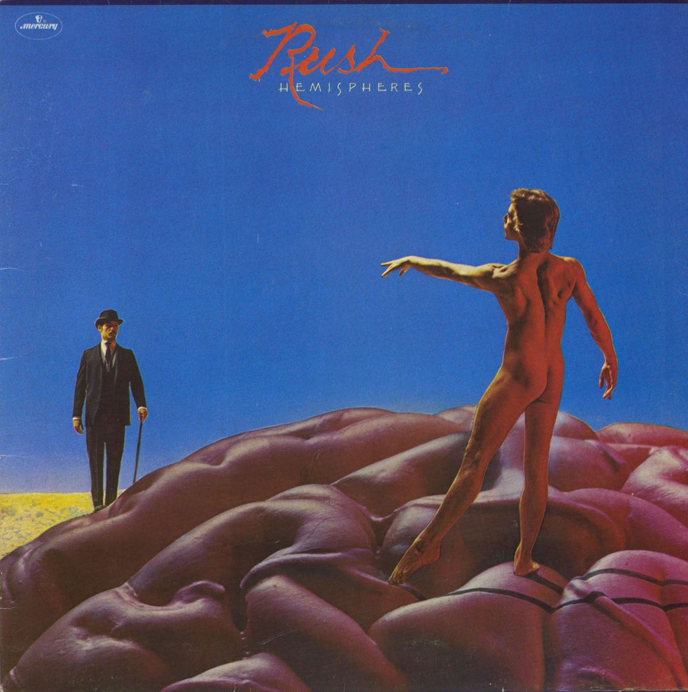 Rush Hemispheres - VG UK vinyl LP album (LP record) 9100059