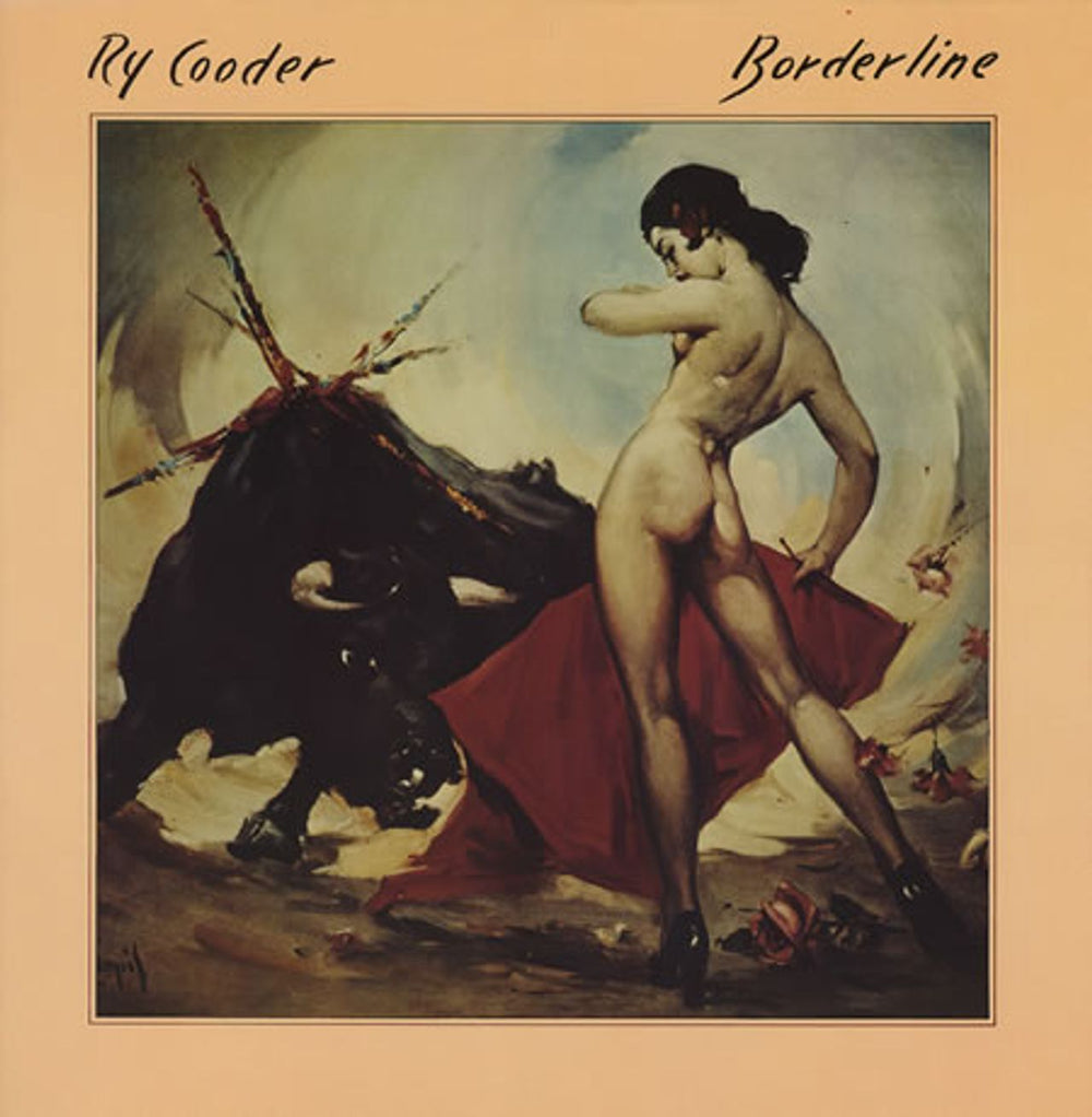 Ry Cooder Borderline German vinyl LP album (LP record) WB56864