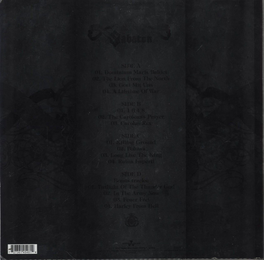 Sabaton Carolus Rex - Platinum Edition UK 2-LP vinyl record set (Double LP Album) 727361454814