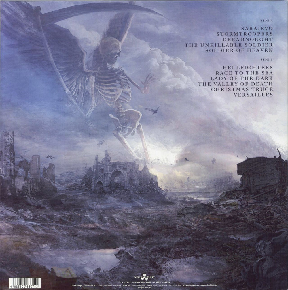 Sabaton The War To End All Wars UK vinyl LP album (LP record) 4065629630713