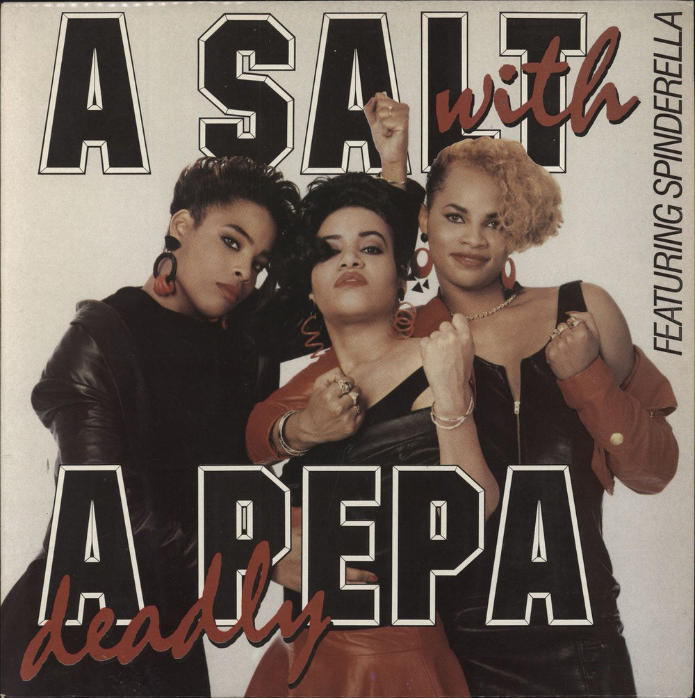 Salt N Pepa A Salt With A Deadly Pepa UK vinyl LP album (LP record) FFRLP3