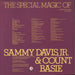 Sammy Davis Jr & Count Basie The Special Magic Of Sammy Davis, Jr. & Count Basie UK vinyl LP album (LP record)