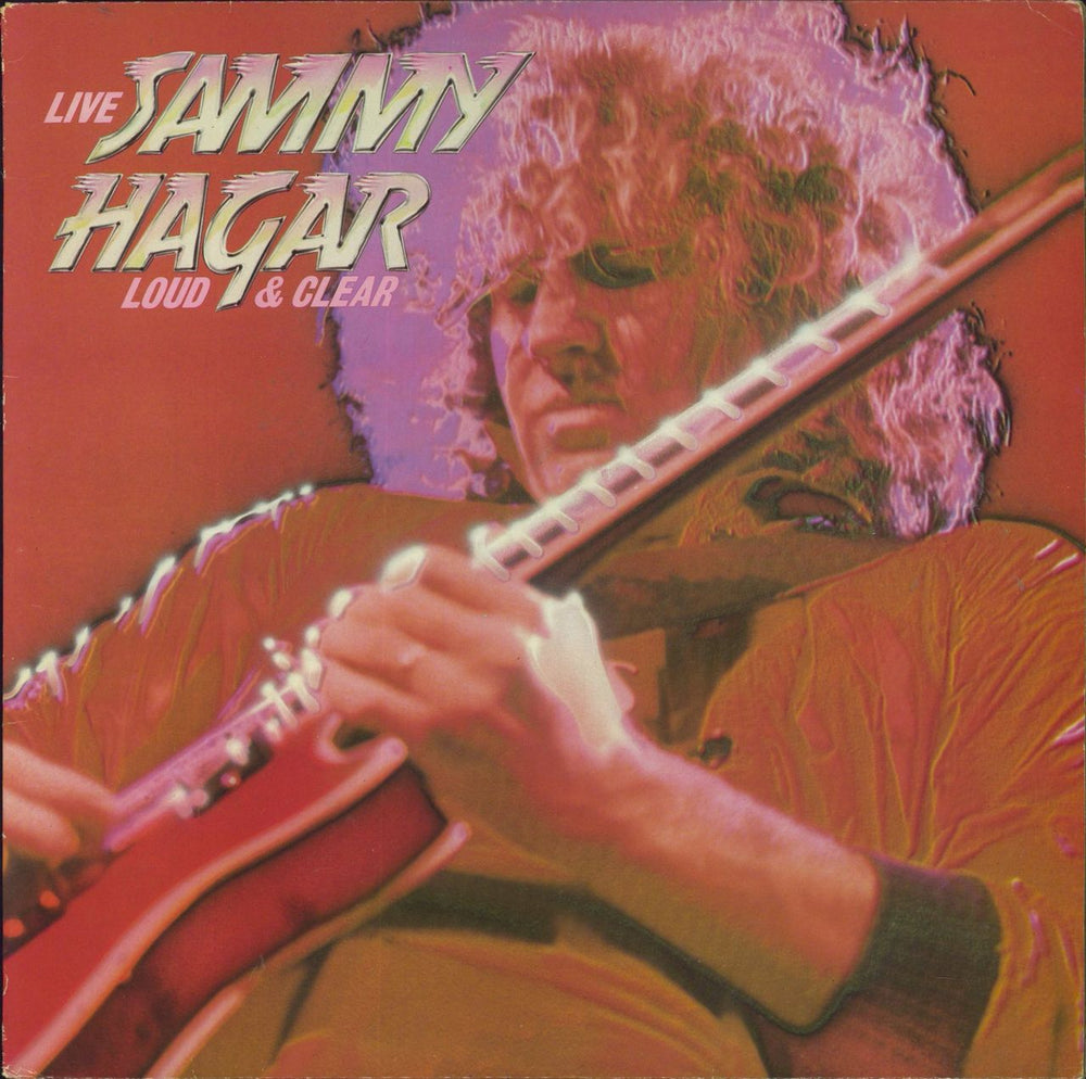 Sammy Hagar Loud & Clear - Red Vinyl - EX UK vinyl LP album (LP record) E-ST25330