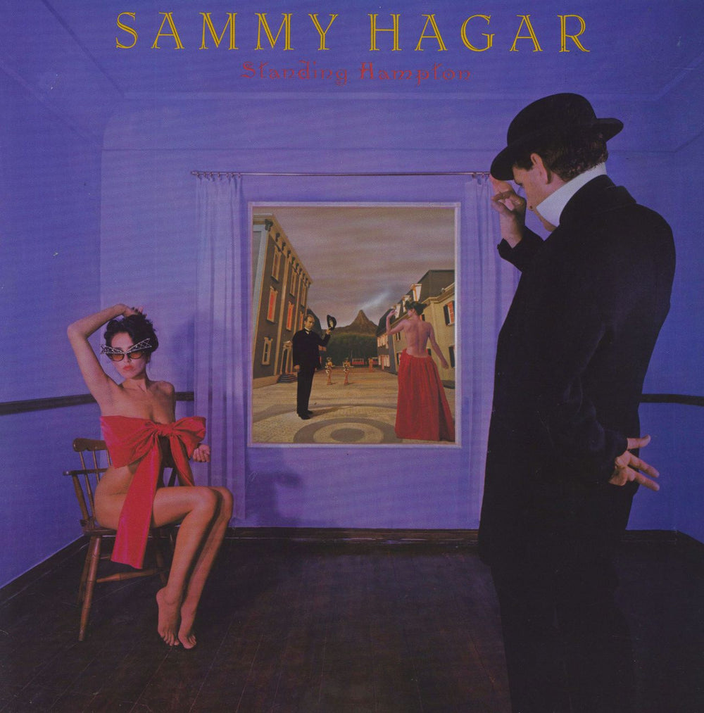 Sammy Hagar Standing Hampton German vinyl LP album (LP record) 902006-1