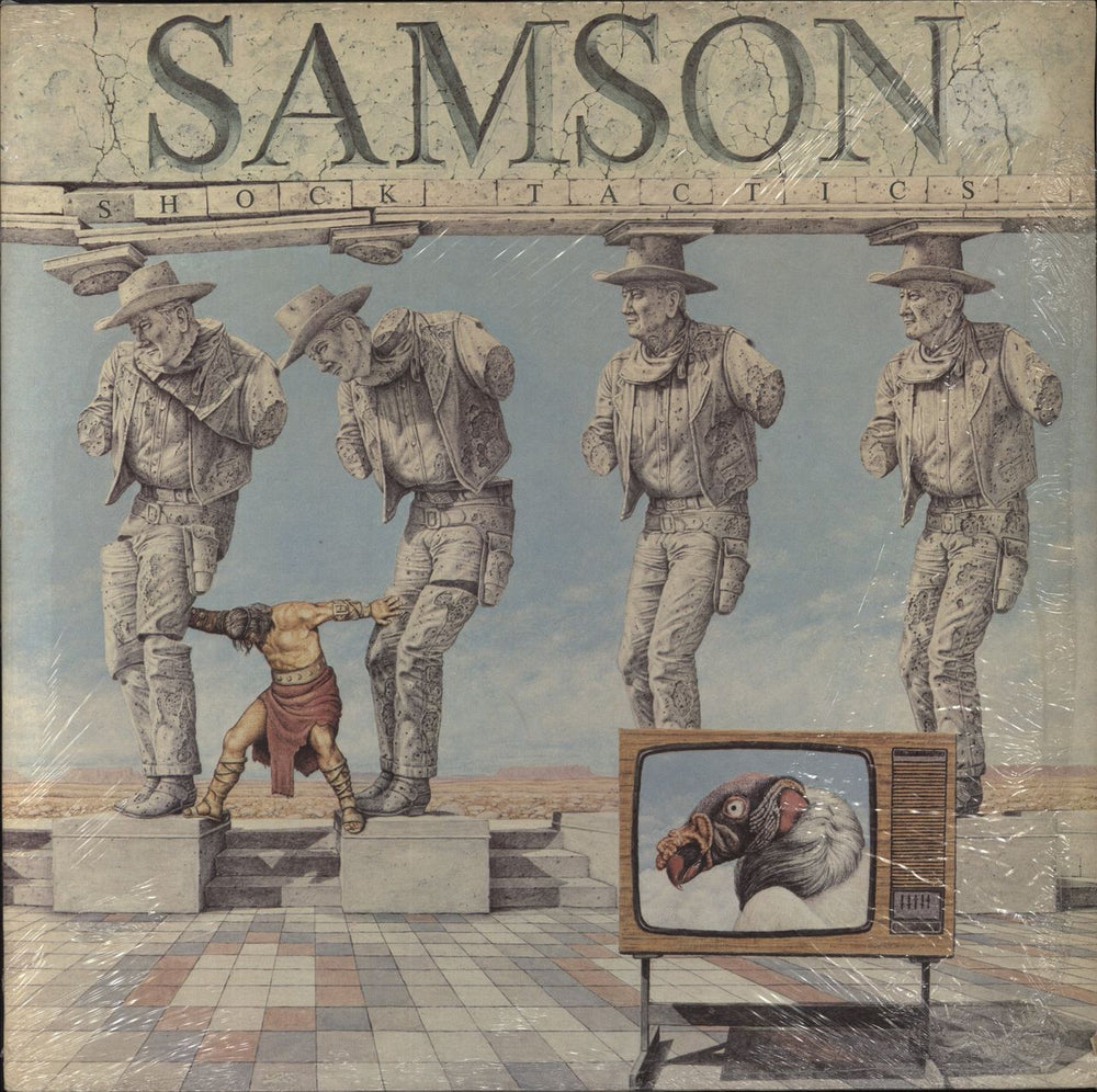 Samson Shock Tactics - Original - EX UK vinyl LP album (LP record) RCALP5031