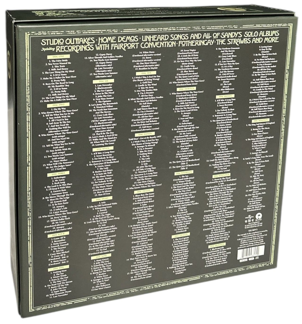 Sandy Denny Sandy Denny UK CD Album Box Set 600753286951
