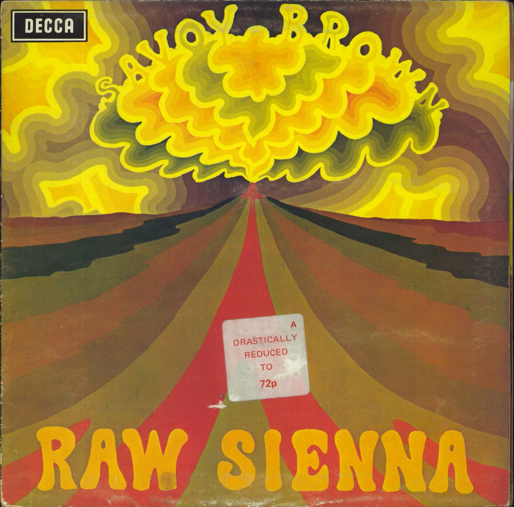 Savoy Brown Raw Sienna - VG UK vinyl LP album (LP record) LK5043