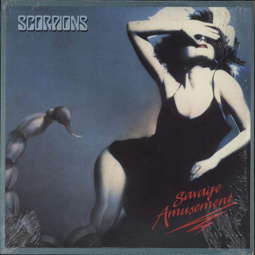 Scorpions Savage Amusement UK vinyl LP album (LP record) SHSP4125