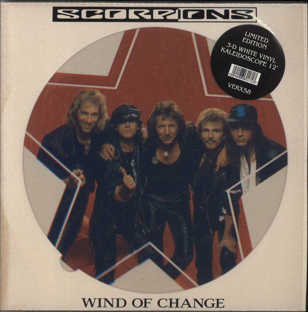 Scorpions Wind Of Change - 3D + Stickered sleeve UK 12" vinyl single (12 inch record / Maxi-single) VERX58