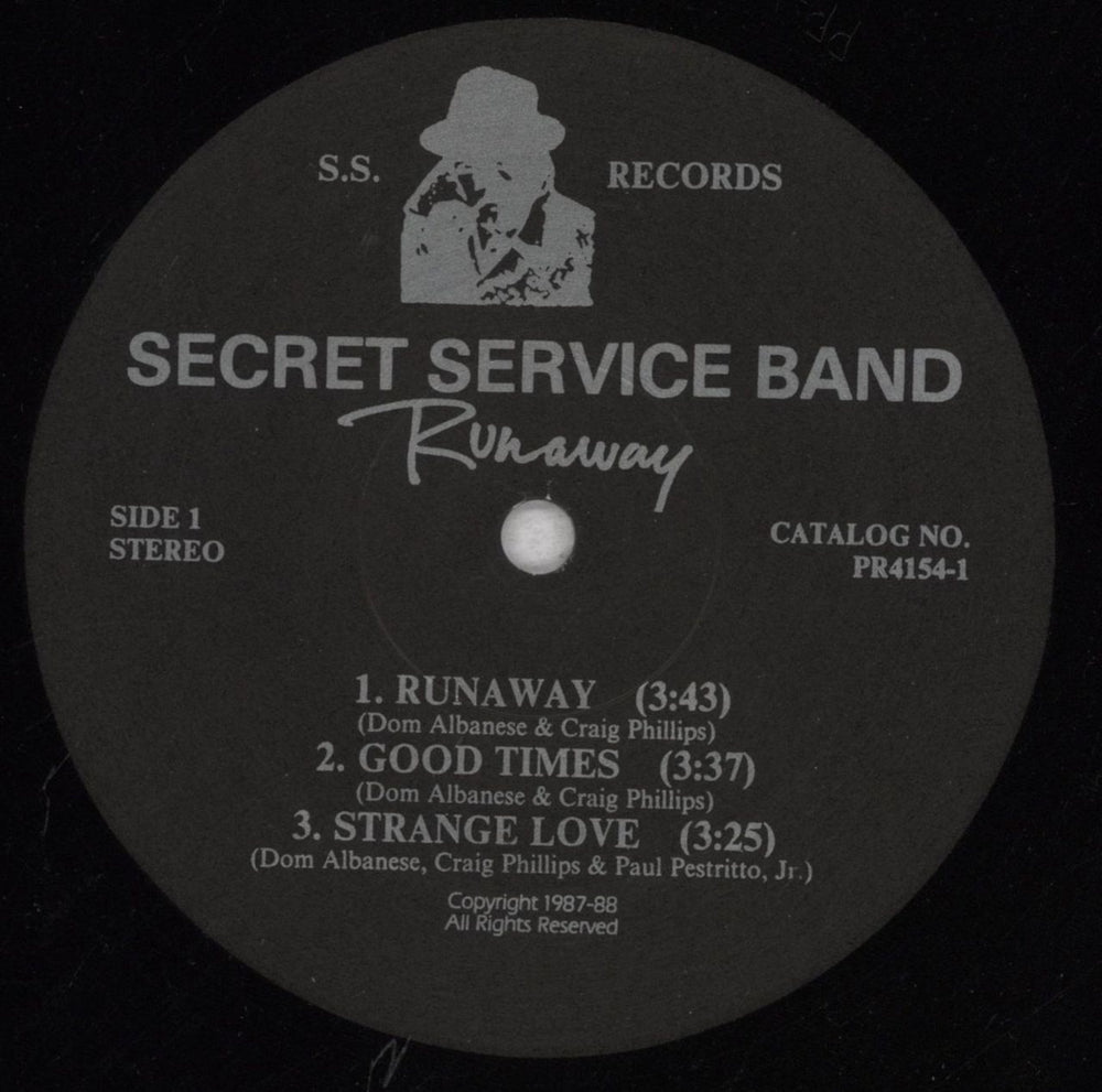 Secret Service Band Runaway US vinyl LP album (LP record) 7FHLPRU842953