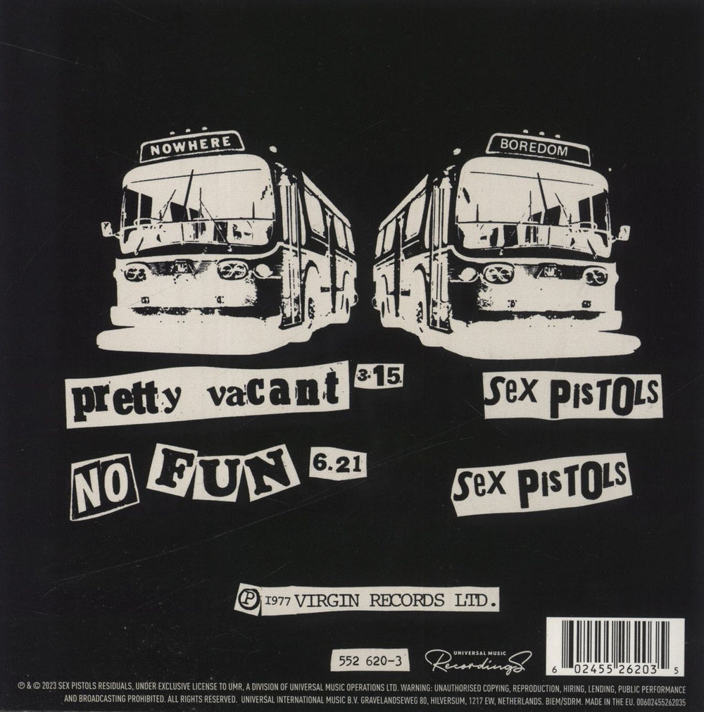 Sex Pistols Pretty Vacant - Red Vinyl - Numbered Edition UK 7" vinyl single (7 inch record / 45) 602455262035