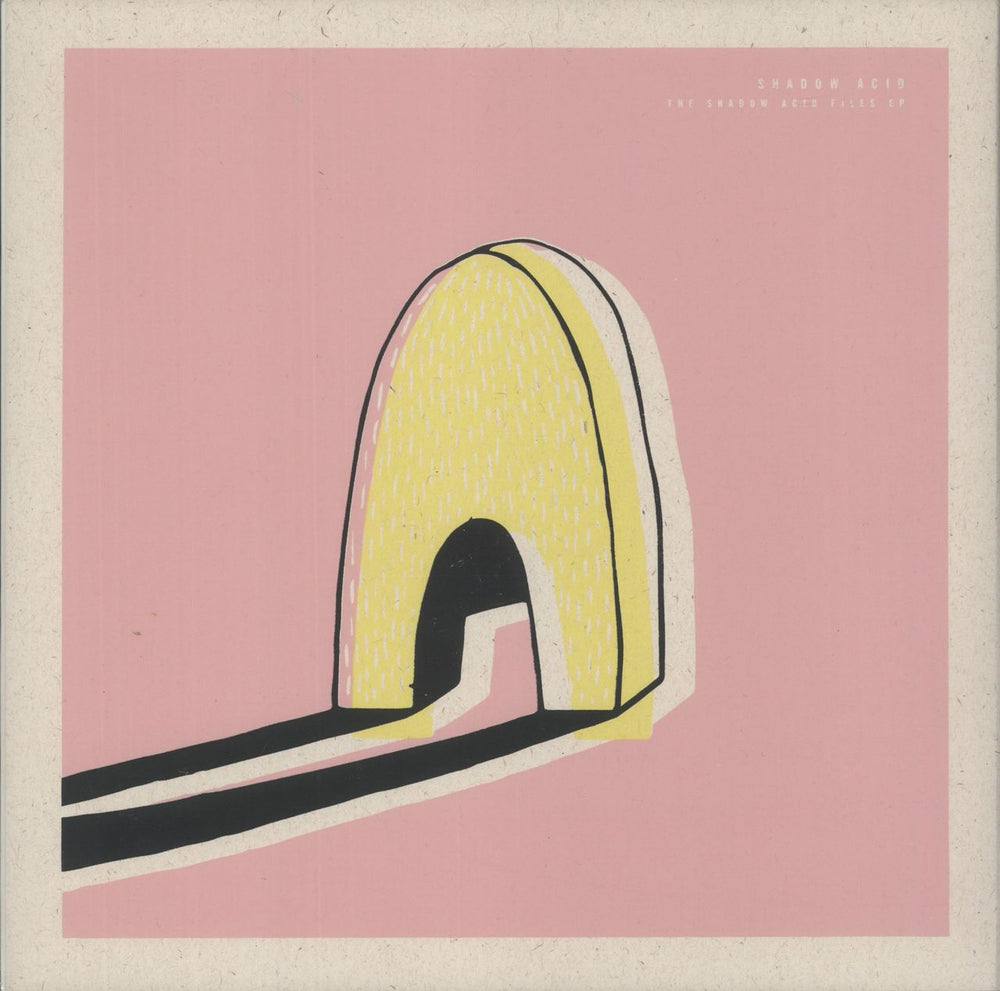 Shadow Acid The Shadow Acid Files EP - Magenta & Grey Smokey Vinyl UK 12" vinyl single (12 inch record / Maxi-single) EXALT003