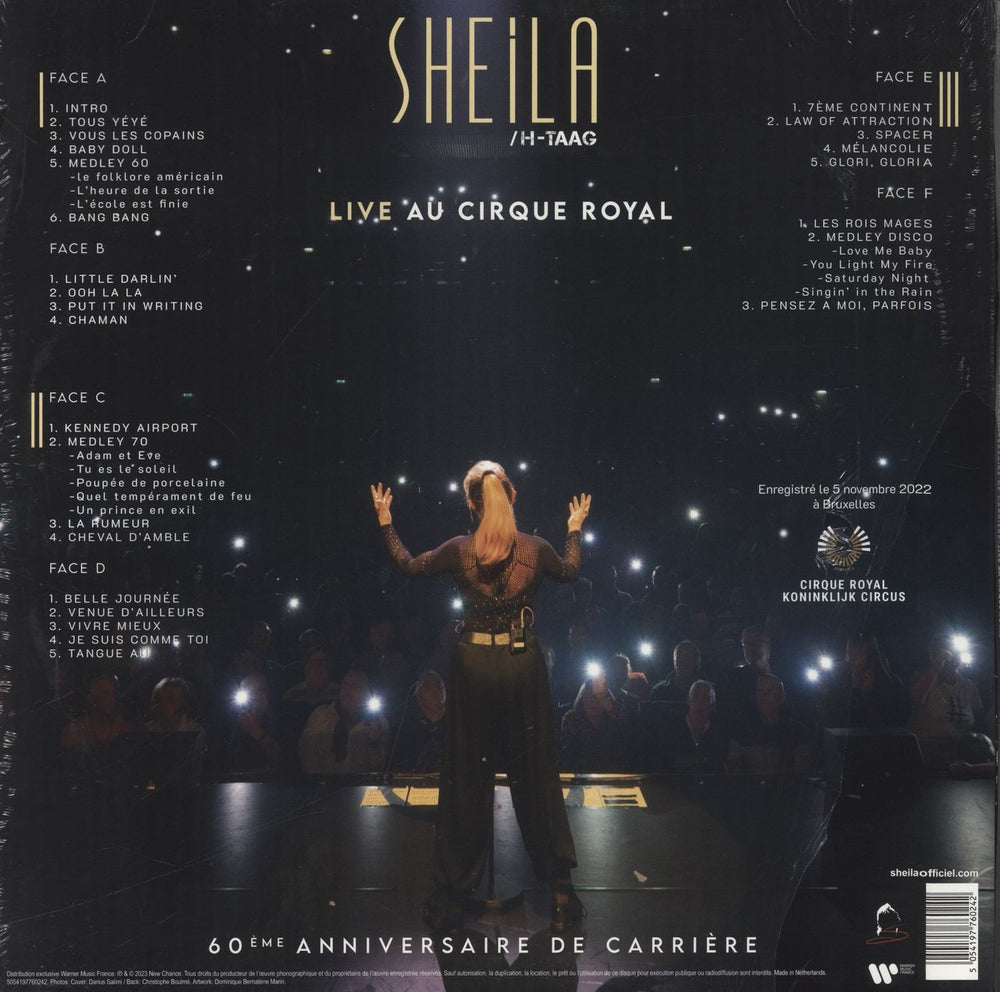 Sheila Live Au Cirque Royal - Sealed French 3-LP vinyl record set (Triple LP Album) 5054197760242