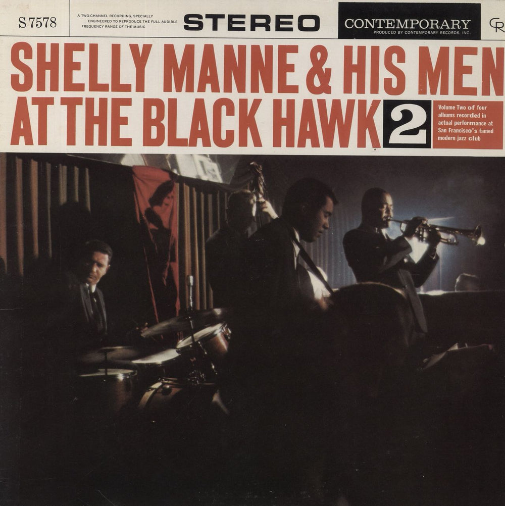 Shelly Manne At The Black Hawk Vol. 2 US vinyl LP album (LP record) S7578