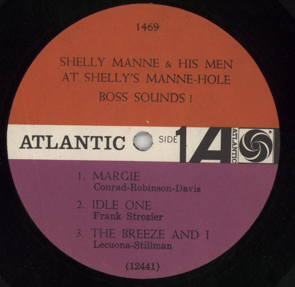 Shelly Manne Boss Sounds! US vinyl LP album (LP record) MNNLPBO566127