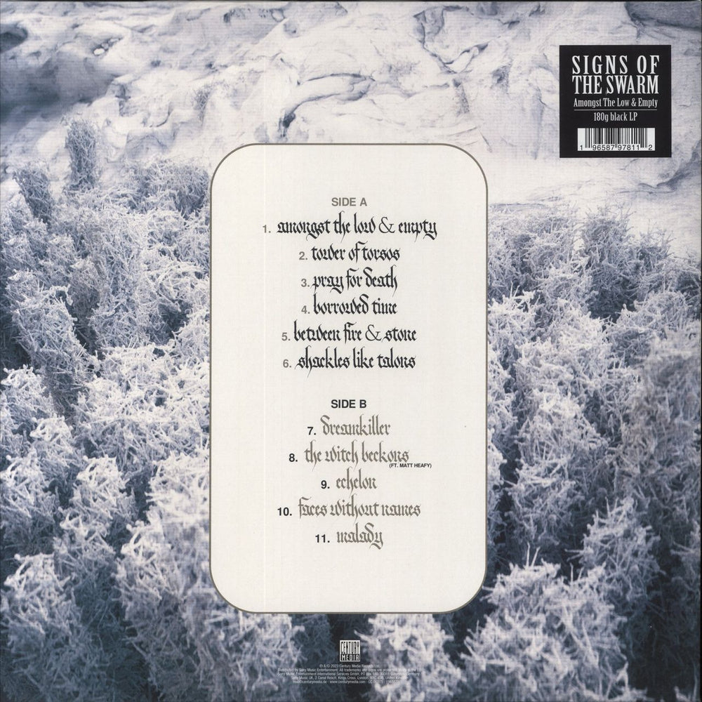 Signs Of The Swarm Amongst The Low & Empty - 180gm UK vinyl LP album (LP record) 196587978112