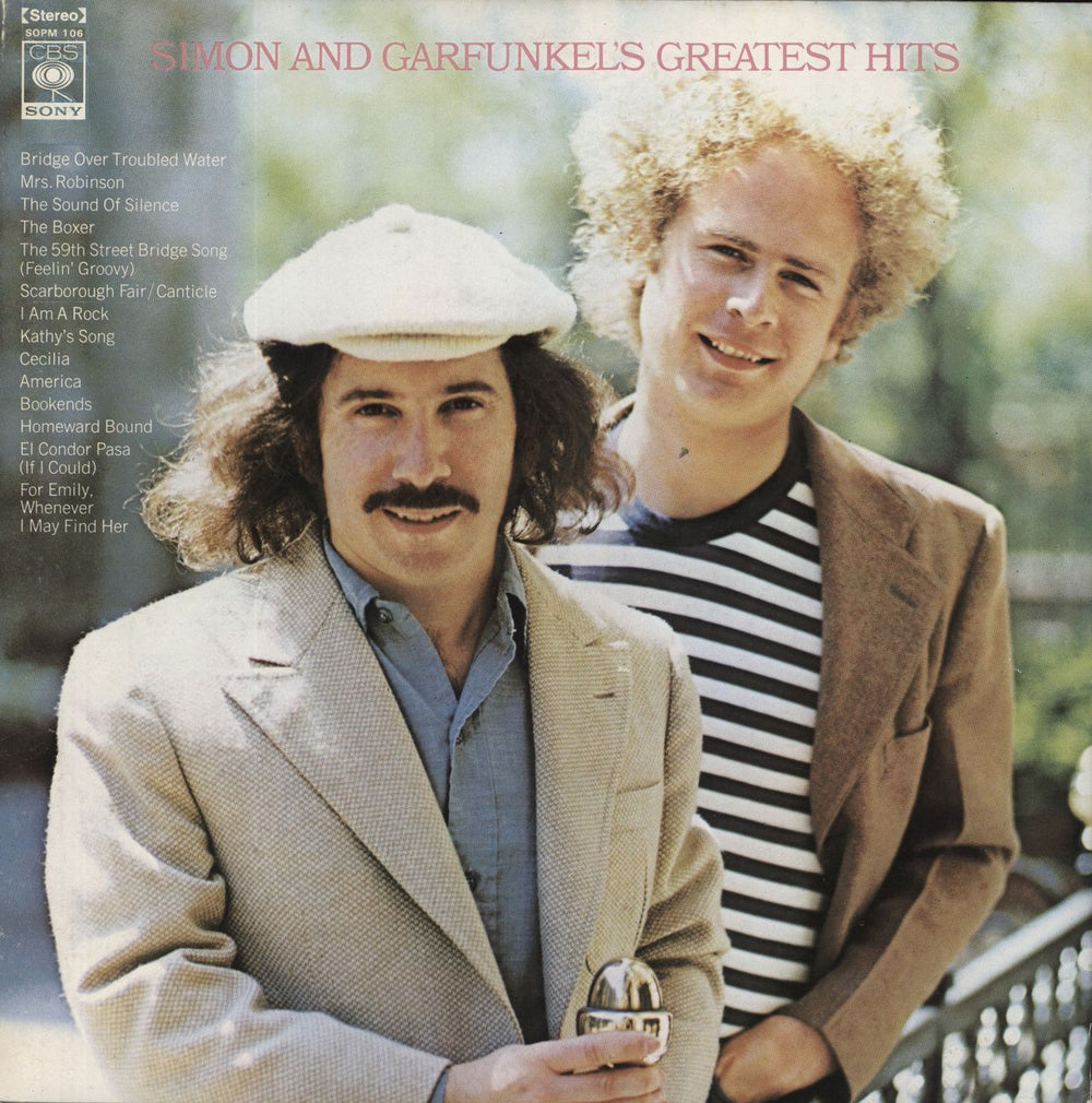 Simon & Garfunkel Greatest Hits Japanese Promo vinyl LP album (LP record) SOPM-106