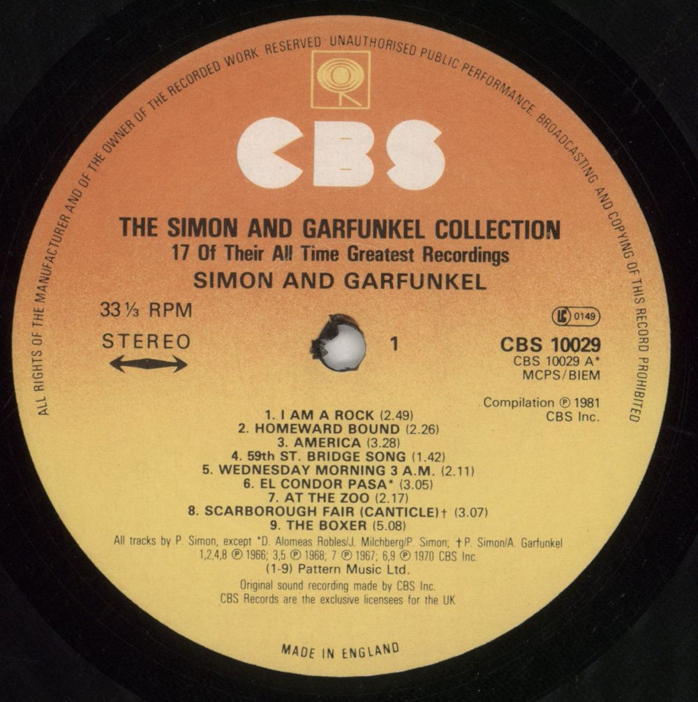 Simon & Garfunkel The Simon And Garfunkel Collection - 1st UK vinyl LP album (LP record) SGFLPTH245826