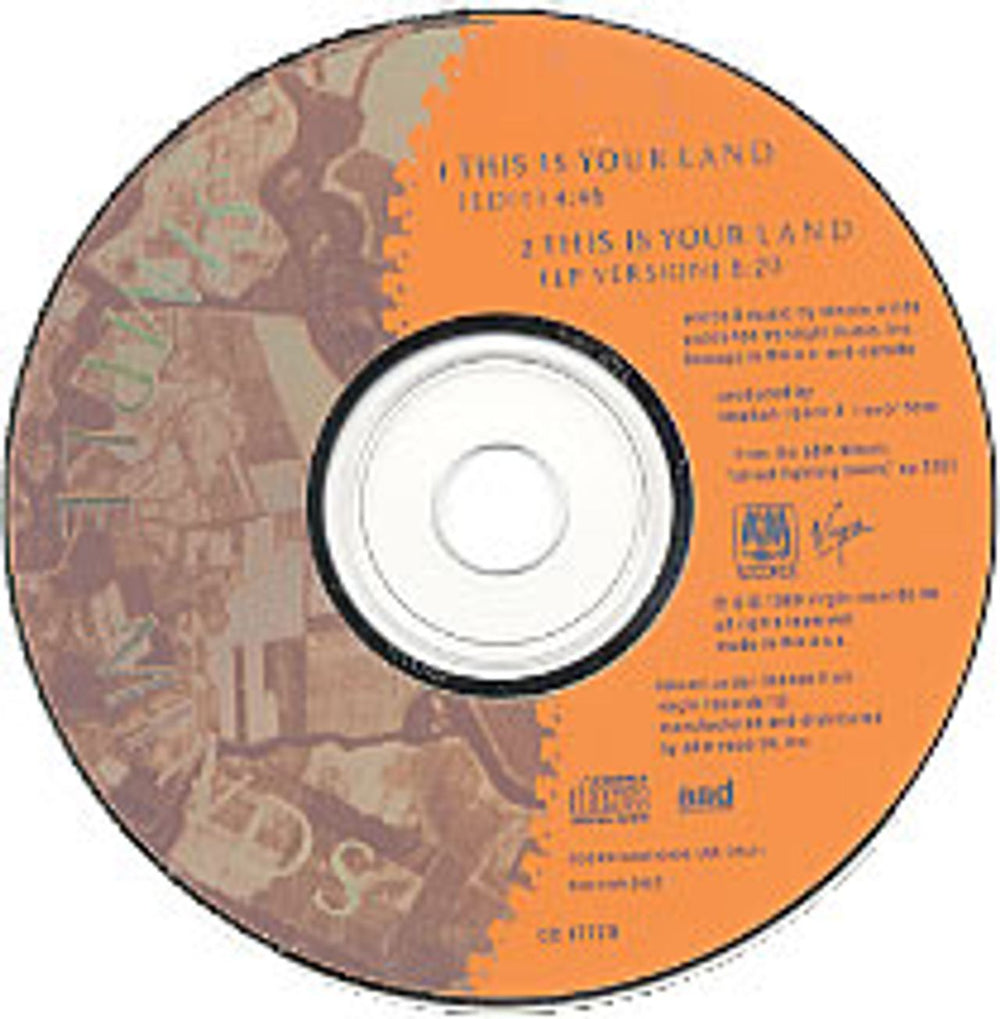 Simple Minds This Is Your Land - Picture US Promo CD single (CD5 / 5") CD17779
