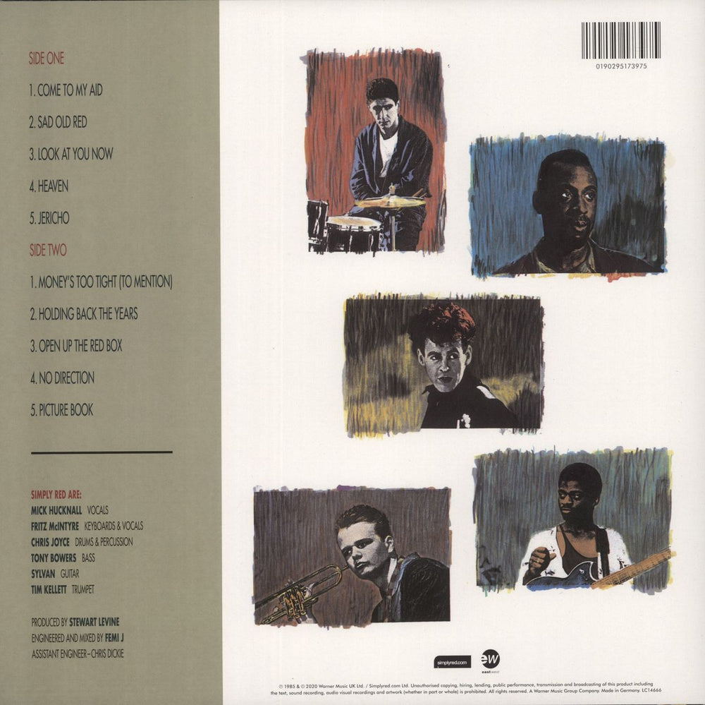 Simply Red Picture Book - Red Vinyl - EX UK vinyl LP album (LP record) 190295163303