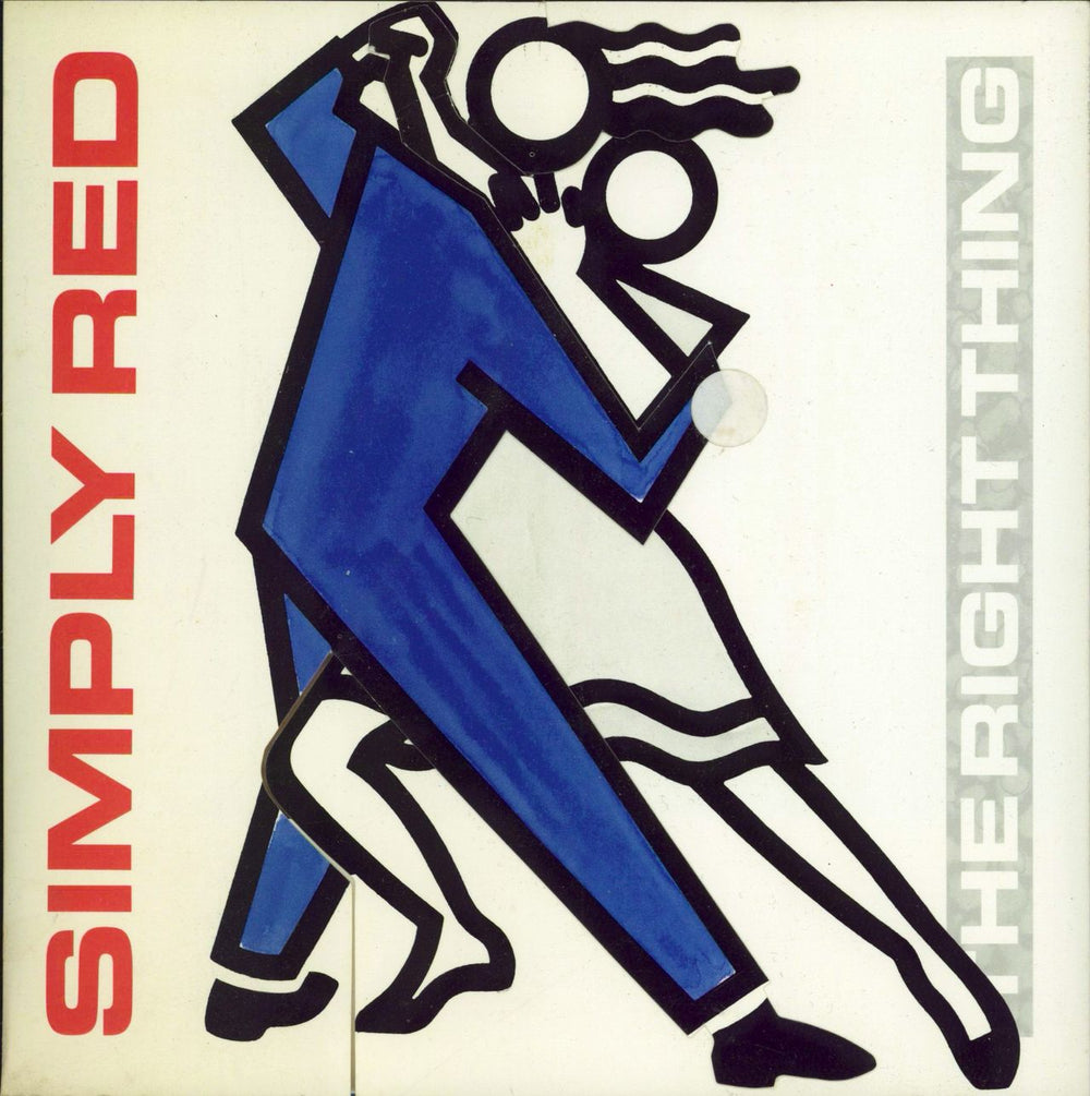 Simply Red The Right Thing UK 7" vinyl single (7 inch record / 45) YZ103V