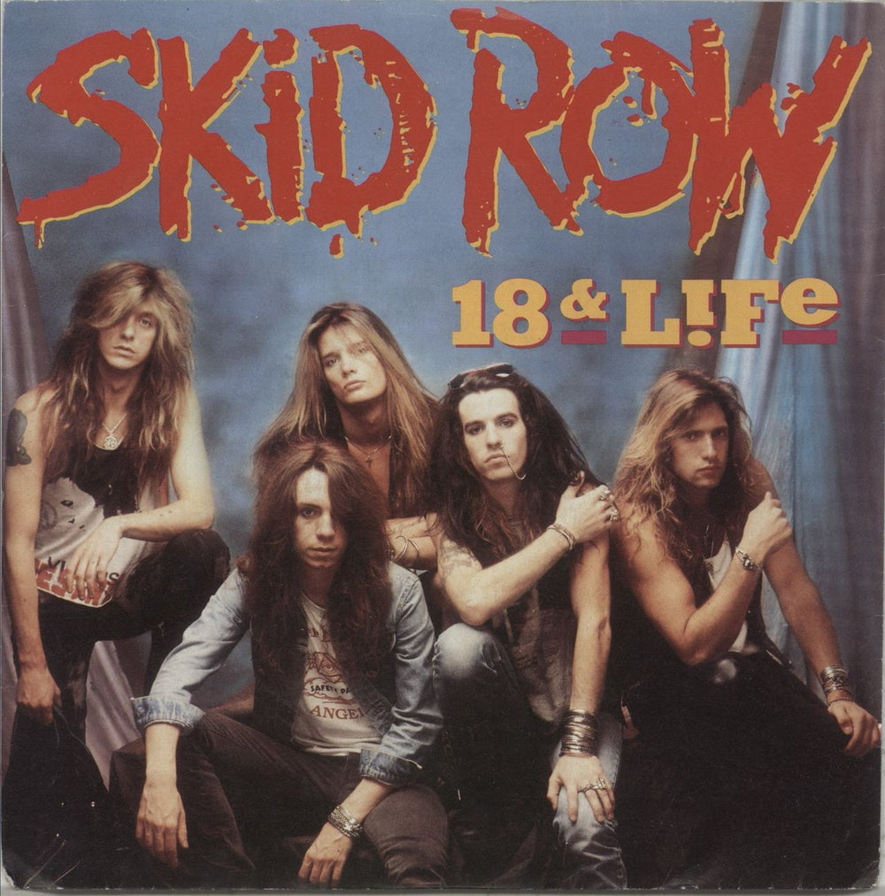 Skid Row (80s) 18 & Life UK 7" vinyl single (7 inch record / 45) A8883