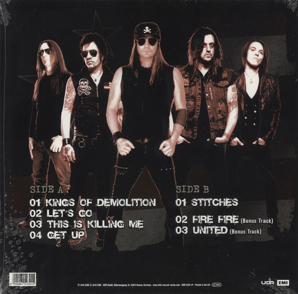 Skid Row (80s) United World Rebellion - Chapter One - Sealed UK 12" vinyl single (12 inch record / Maxi-single) 5099961593015