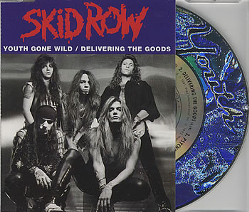 Skid Row (80s) Youth Gone Wild - Holographic UK CD single (CD5 / 5") A7444CD