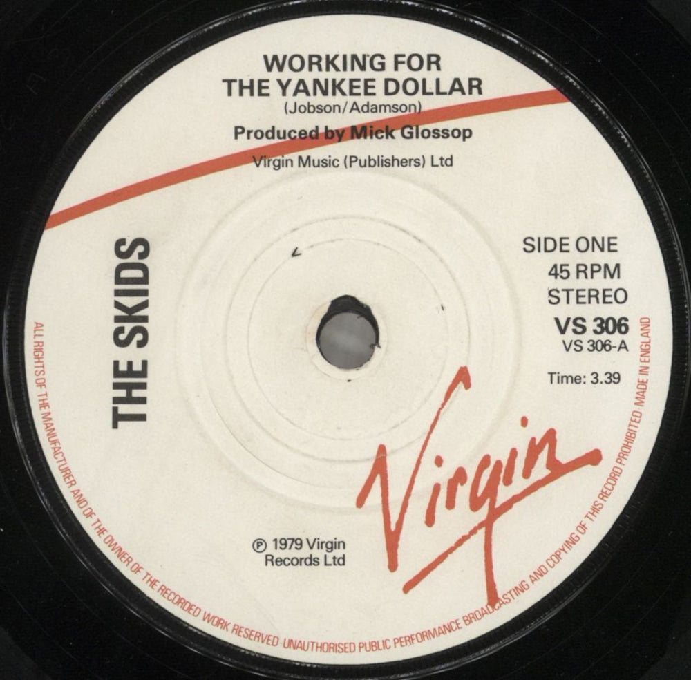 Skids Working For The Yankee Dollar - Doublepack UK 7" vinyl single (7 inch record / 45) SKD07WO126649