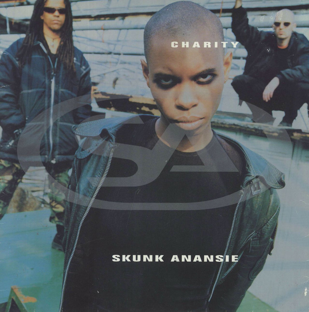 Skunk Anansie Charity - Blue Vinyl UK 10" vinyl single (10 inch record) 131TP10