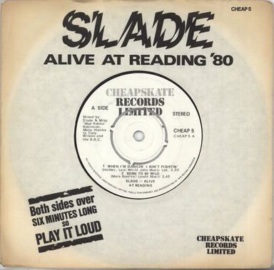 Slade Alive At Reading '80 EP - 4pr UK 7" vinyl single (7 inch record / 45) CHEAP5