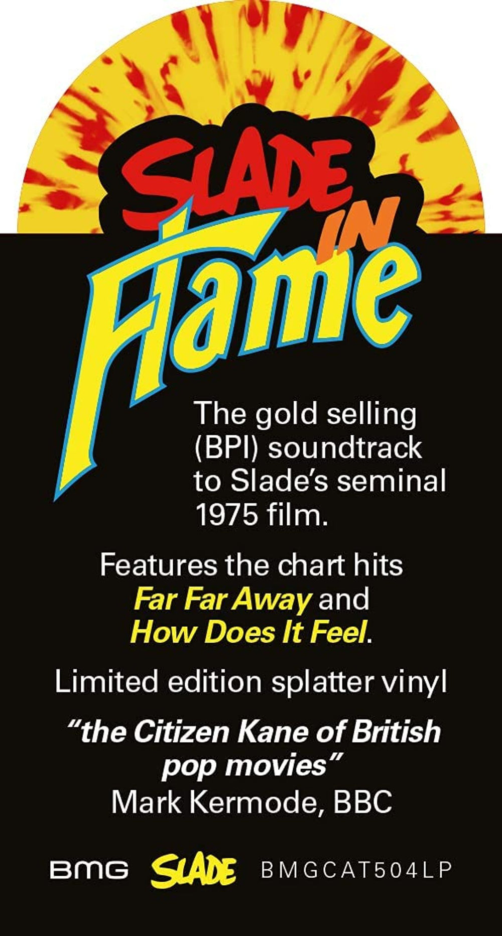 Slade Slade In Flame - Yellow & Red Flame Splatter Vinyl - Sealed UK vinyl LP album (LP record)