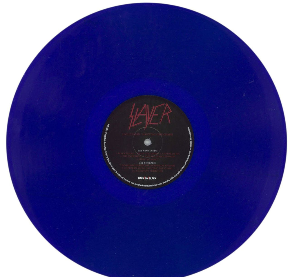 Slayer Live Undead / Haunting The... UK vinyl LP album (LP record) SLALPLI866600