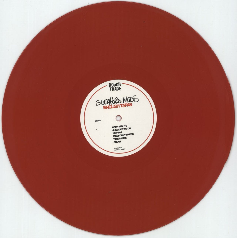 Sleaford Mods English Tapas - Red Vinyl + Extras UK vinyl LP album (LP record) Y2OLPEN873533