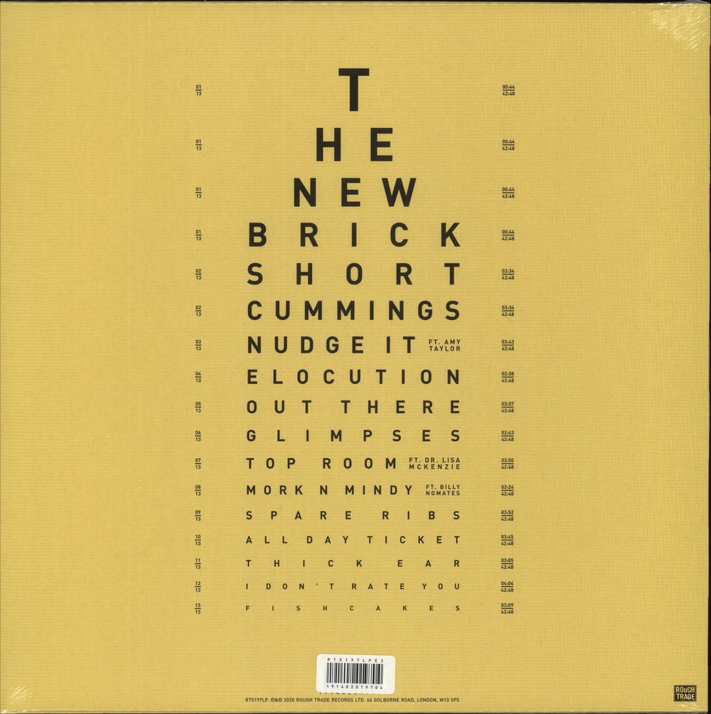 Sleaford Mods Spare Ribs - Orange Vinyl - Autographed Print - Sealed UK vinyl LP album (LP record) 191402019704