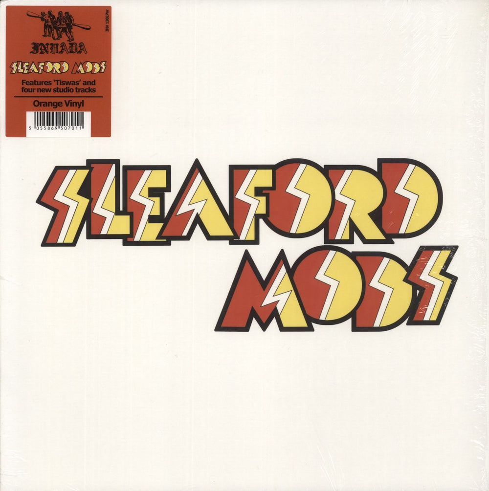 Sleaford Mods Tiswas EP - Orange Vinyl UK 12" vinyl single (12 inch record / Maxi-single) INV138LP