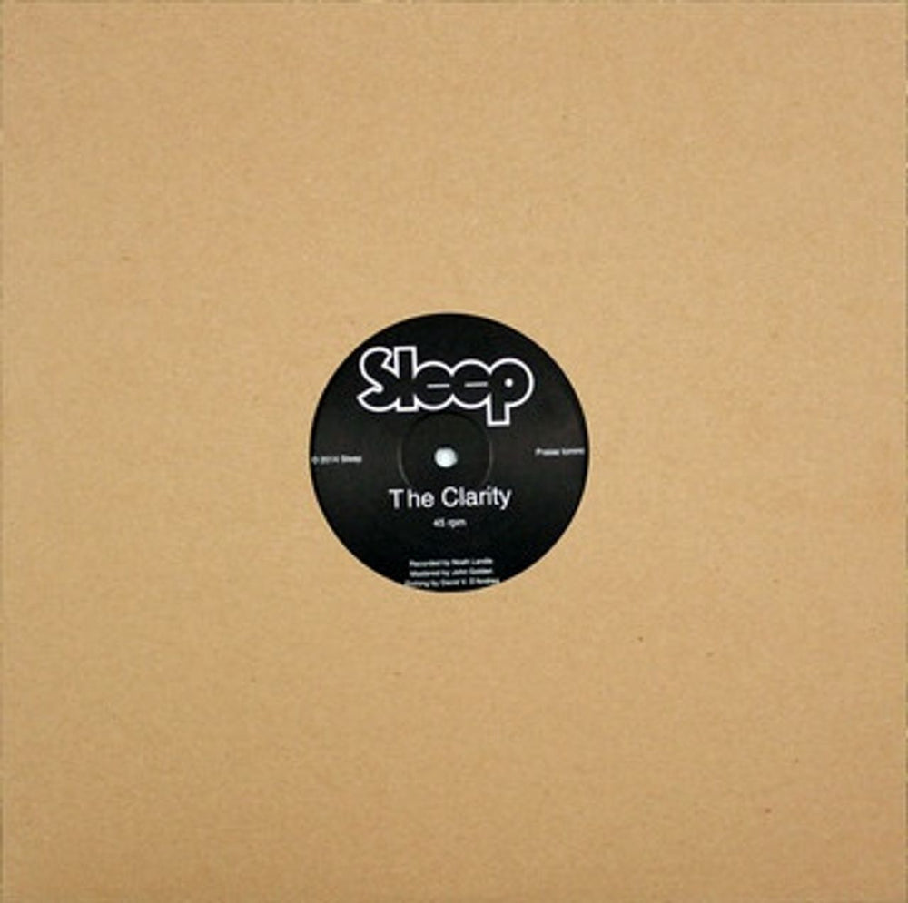 Sleep The Clarity - Green Vinyl - Etched US 12" vinyl single (12 inch record / Maxi-single) XLE12TH835066