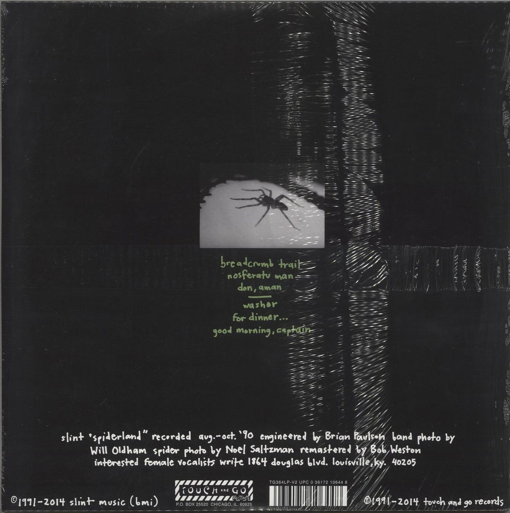Slint Spiderland - 180gm - Sealed US vinyl LP album (LP record) 036172106448'1991