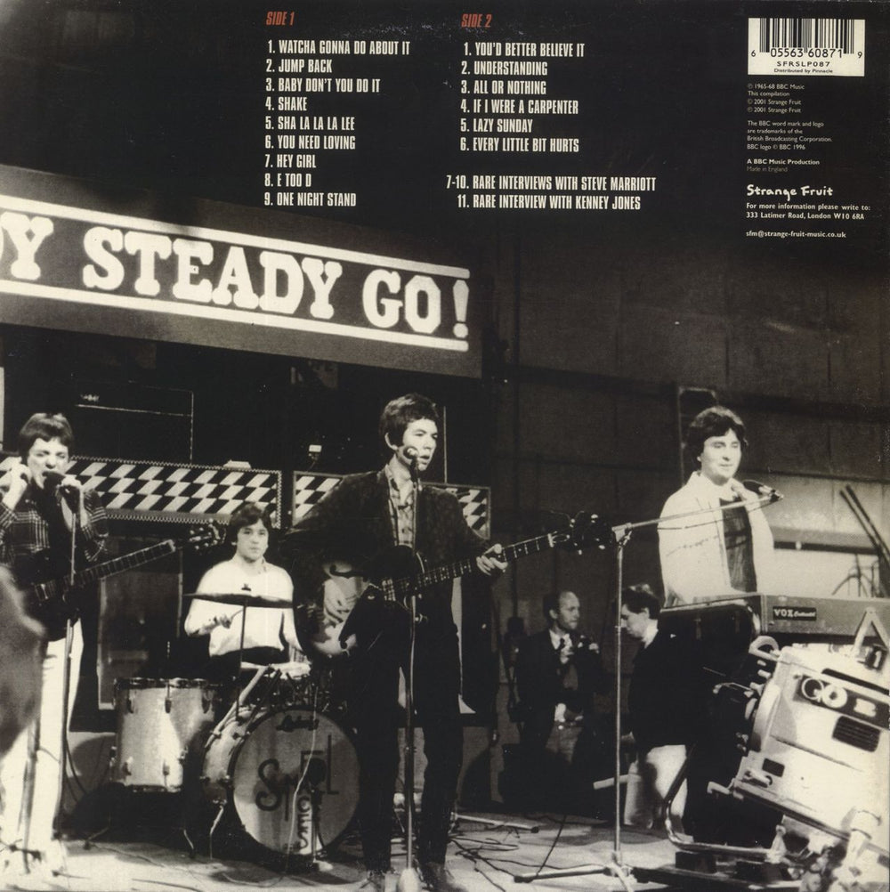 Small Faces The BBC Sessions UK vinyl LP album (LP record) 605563608719