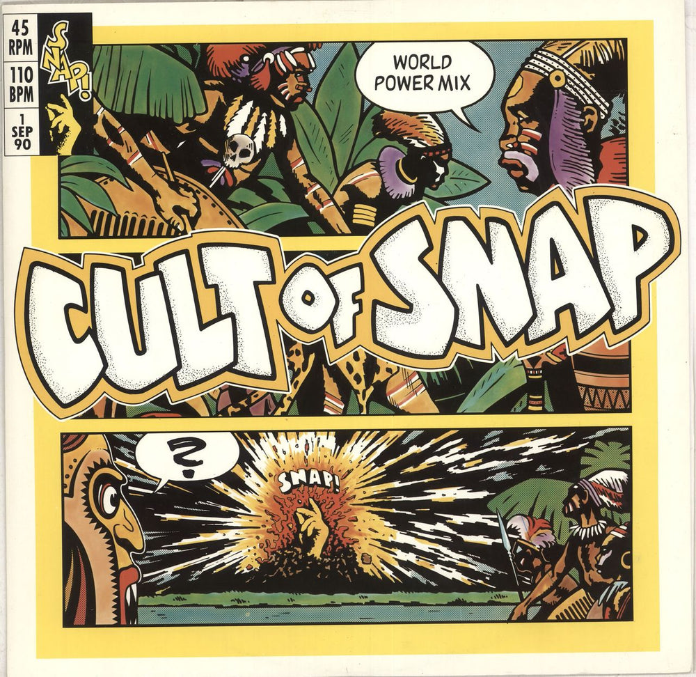 Snap! Cult Of Snap UK 12" vinyl single (12 inch record / Maxi-single) 613596