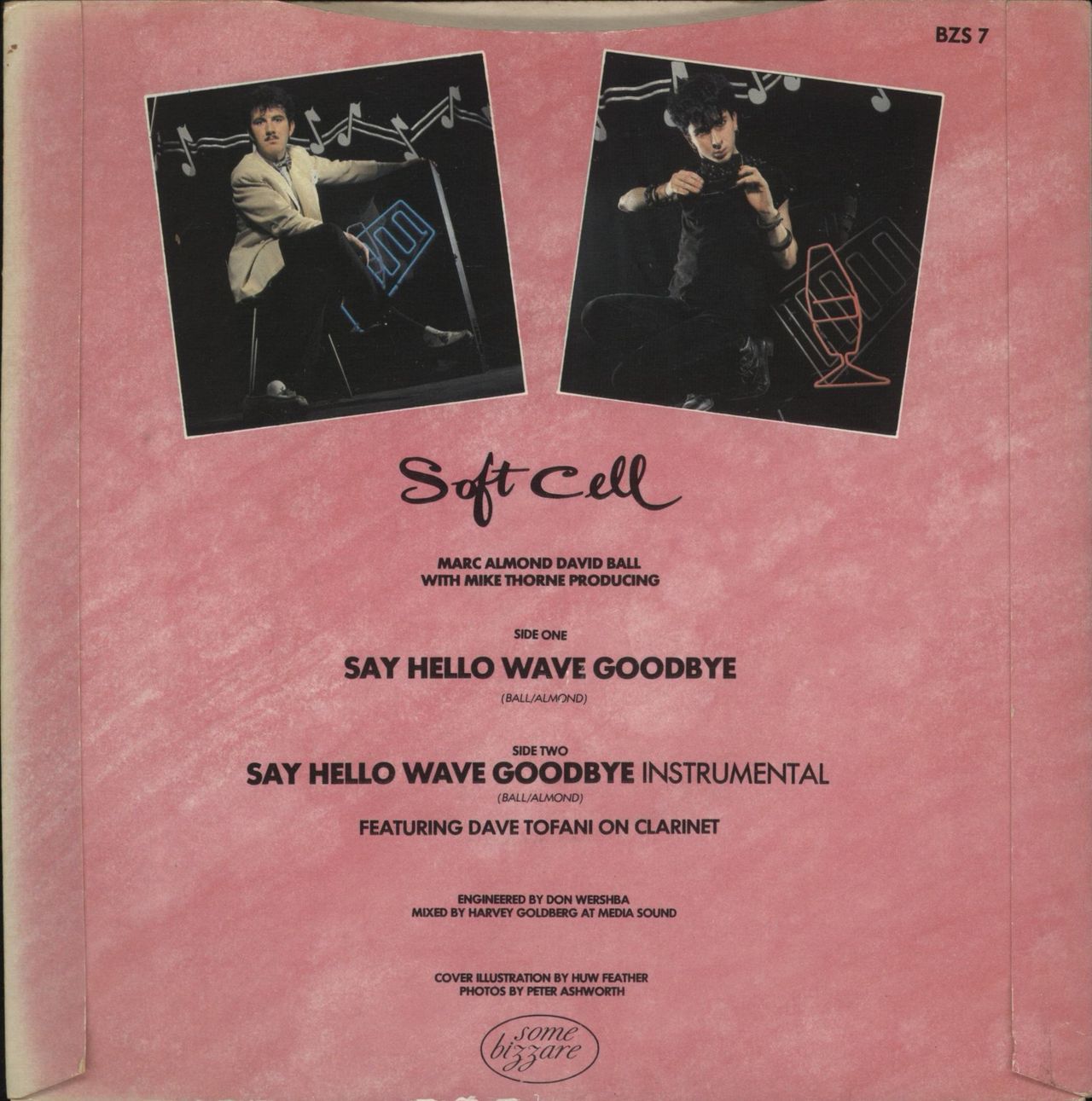 Soft Cell Say Hello Wave Goodbye - P/S - Solid UK 7\" vinyl single (7 inch record / 45)
