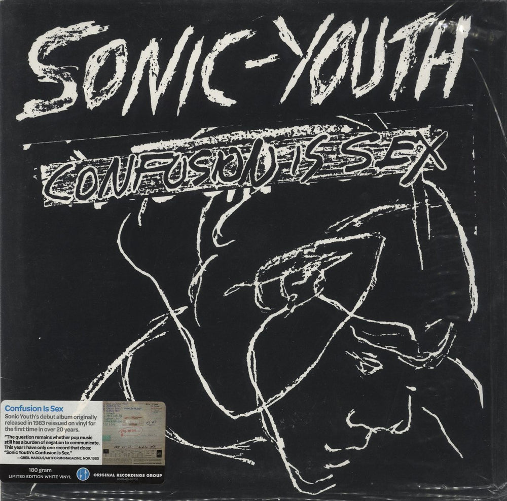 Sonic Youth Confusion Is Sex US vinyl LP album (LP record) ORG041