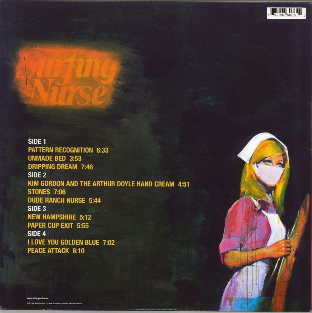 Sonic Youth Sonic Nurse US 2-LP vinyl record set (Double LP Album) 787996800615