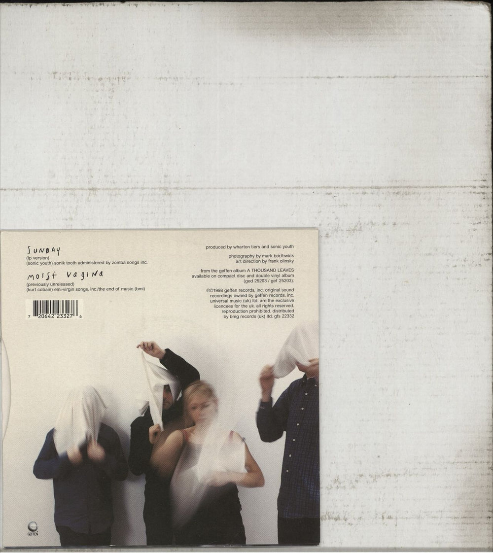 Sonic Youth Sunday UK 7" vinyl single (7 inch record / 45) 720642233276