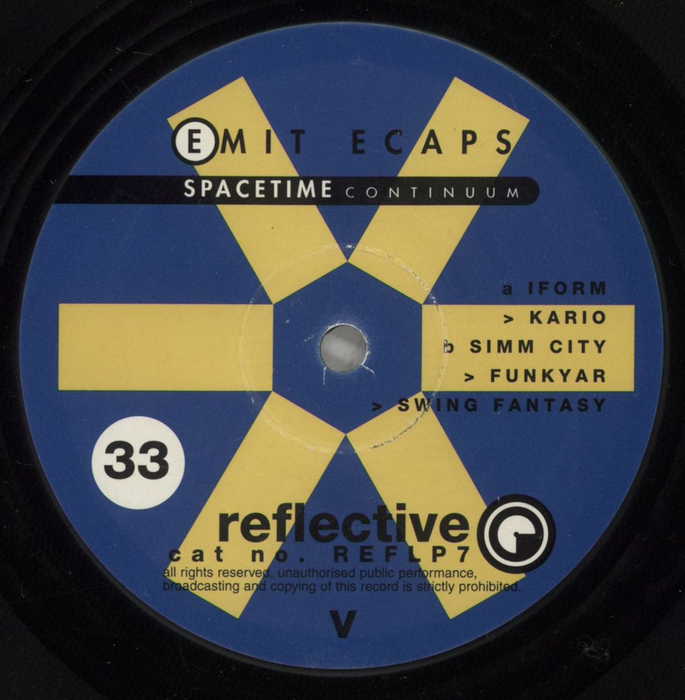 Spacetime Continuum Emit Ecaps - Holograph sleeve US 2-LP vinyl record set (Double LP Album) 94K2LEM882380